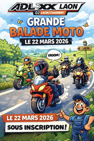 Balade Moto organisée par Moto Axxe Laon (02)